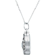Charger l&#39;image dans la galerie, Sterling Silver 6x4 mm Pear December Ash Holder Birthstone 18&quot; Necklace
