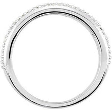 Charger l&#39;image dans la galerie, Jonc anniversaire en diamant 14K blanc 3/8 CTW
