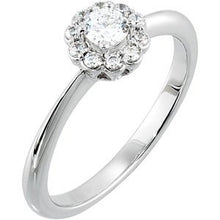 Load image into Gallery viewer, 18K Yellow 1/2 CTW Diamond Engagement Ring
