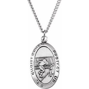 St. Christopher Football Medal 