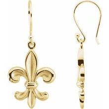 Load image into Gallery viewer, Fleur-de-lis Earrings
