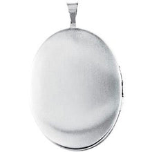 Load image into Gallery viewer, Oval Locket with Cross
