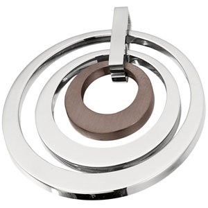 Amalfi™ Stainless Steel Circle Pendant or Necklace