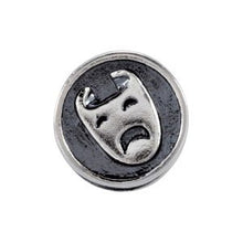 Charger l&#39;image dans la galerie, Sterling Silver 10.6 mm Comedy/Tragedy Bead
