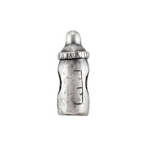 Sterling Silver 16x5.9 mm Baby Bottle Bead