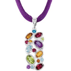 Multi-Gemstone Pendant