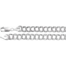Load image into Gallery viewer, Sterling Silver Charm 7&quot; Bracelet
