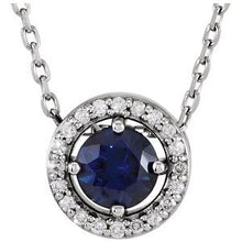 Load image into Gallery viewer, Platinum 1/2 CTW Diamond 16&quot; Necklace
