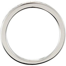 Charger l&#39;image dans la galerie, 14K blanc 7/8 CTW diamant correspondant bande à 8x6 mm émeraude bague de fiançailles semi-sertie
