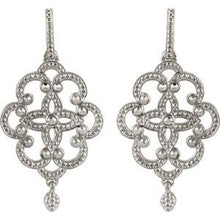 Load image into Gallery viewer, Sterling Silver &amp; 14K White Granulated Earring-Each
