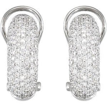 Load image into Gallery viewer, Pav√© Omega Clip Back Earrings
