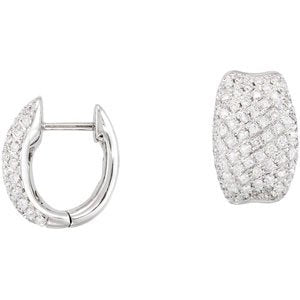 Pav√© Hinged Earrings