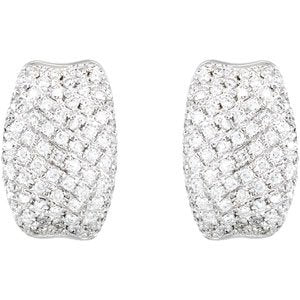 Pav√© Hinged Earrings