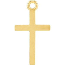 Charger l&#39;image dans la galerie, 14K Yellow Cross Charm
