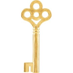 14K Yellow Key Charm