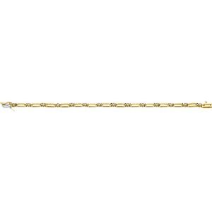 14K Yellow 3/4 CTW Diamond Line 7" Bracelet