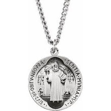 Load image into Gallery viewer, St. Benedict Medal Necklace or Pendant   
