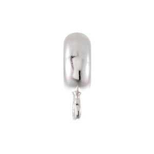 Sterling Silver 7 mm Stopper Bead with Dangle Ring