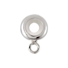 Charger l&#39;image dans la galerie, Sterling Silver 7 mm Stopper Bead with Dangle Ring
