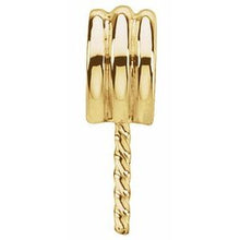 Load image into Gallery viewer, 14K Yellow Fluted Pearl Bail
