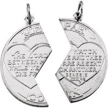 Load image into Gallery viewer, Sterling Silver Miz Pah Coin Left Pendant
