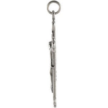 Load image into Gallery viewer, Sterling Silver 41.5x22.7 mm Crucifix Pendant
