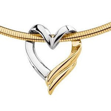 Load image into Gallery viewer, Sterling Silver Heart Slide Pendant
