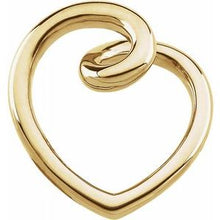 Load image into Gallery viewer, Gold Fashion Heart Pendant
