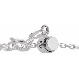 Sterling Silver .95 mm Adjustable Cable 22" Chain