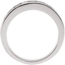 Charger l'image dans la galerie, Bande diamant platine 3/4 CTW
