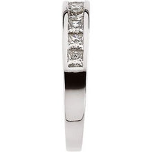 Charger l'image dans la galerie, Bande diamant platine 3/4 CTW
