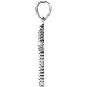 Rope Cross Pendant