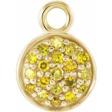 Load image into Gallery viewer, 14K Yellow 1/10 CTW Yellow Diamond Dangle
