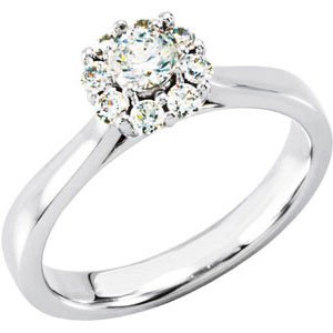 Cluster Engagement Ring