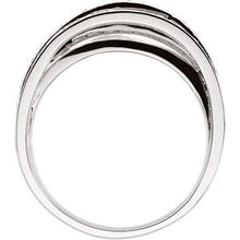 Charger l&#39;image dans la galerie, Bague entrecroisée de diamants blancs 1/2 CTW 14K
