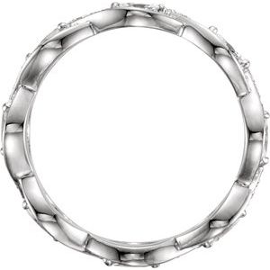 Infinity-Inspired Eternity Band