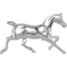 Load image into Gallery viewer, Sterling Silver Standard Bred Trotter with Trimmed Mane &amp; Tail
