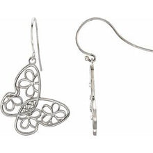 Charger l&#39;image dans la galerie, Butterfly &amp; Floral-Inspired Earrings
