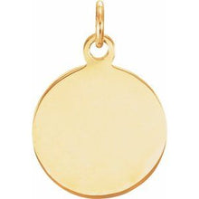 Charger l&#39;image dans la galerie, 14K Yellow 12 mm Round Immaculate Conception Medal
