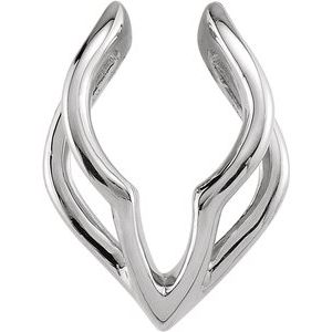 Sterling Silver Pendant Enhancer