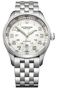 Victorinox Men's 241506 AirBoss Analog Display Swiss Automatic Silver-Tone Watch