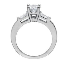 Charger l'image dans la galerie, Baguette Accented Engagement Ring or Band
