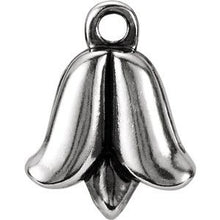 Load image into Gallery viewer, Sterling Silver Floral-Inspired Dangle Component
