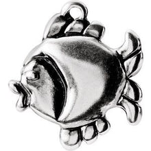 Load image into Gallery viewer, Sterling Silver Fish Dangle Component
