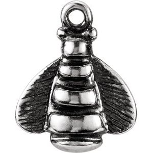 Sterling Silver Bumble Bee Design Dangle Component