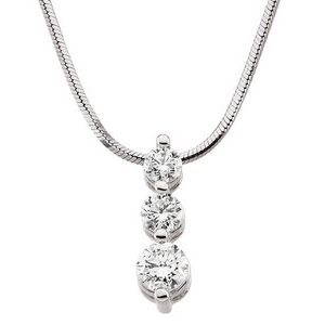 Three-Stone Necklace