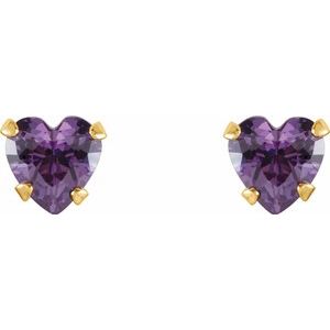 Youth Heart Stud Earrings  