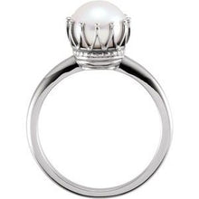Charger l'image dans la galerie, Sterling Silver Freshwater Cultured Pearl Ring
