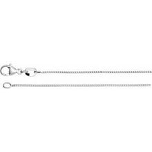 Load image into Gallery viewer, Sterling Silver .8 mm Diamond Cut Box Chain
