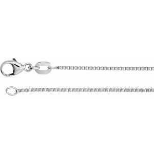 1 mm Diamond Cut Box Chain